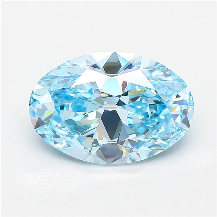 5.25ct Oval  VVS2 Lab Created Diamond
