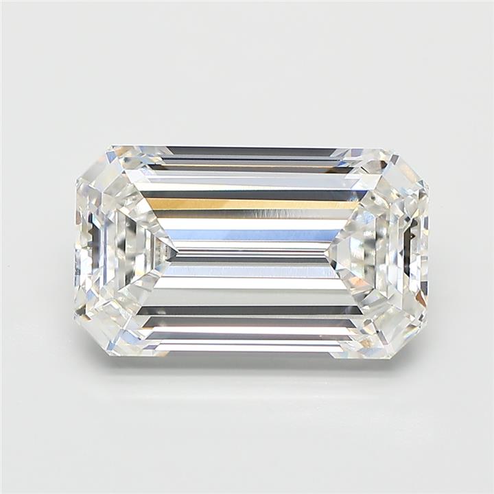 5.07ct Emerald E VVS2 Lab Created Diamond