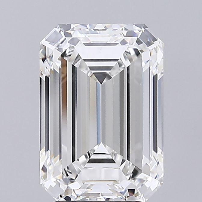 4.04ct Emerald F VS1 Lab Created Diamond
