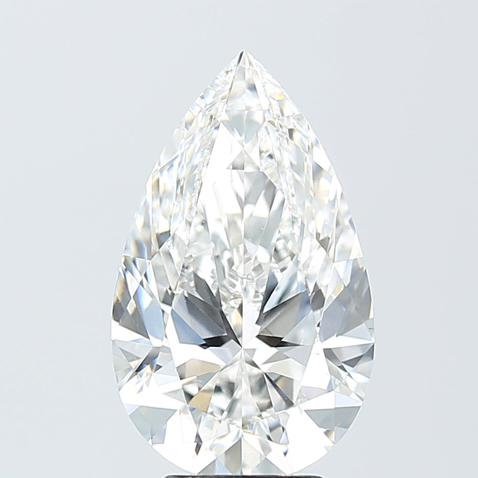 5ct Pear F VS1 Lab Created Diamond