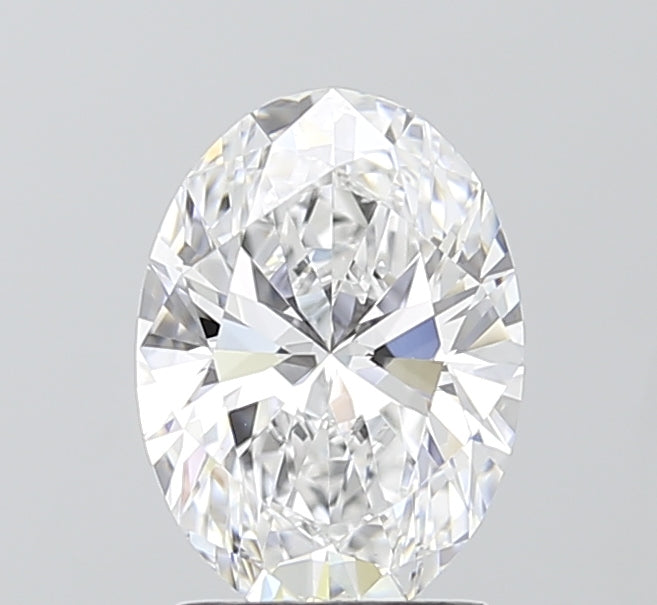 1.58ct Oval D VVS2 Lab Created Diamond