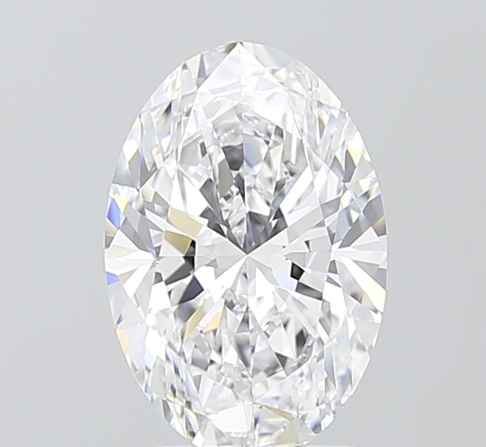 2.06ct Oval D VVS2 Lab Created Diamond