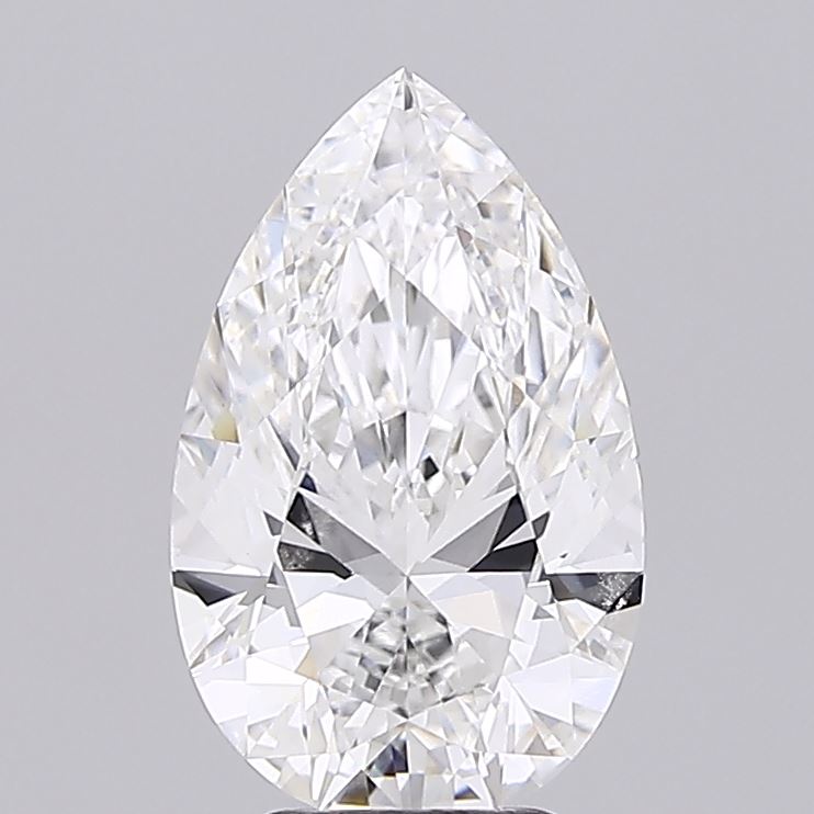 4ct Pear E VVS2 Lab Created Diamond