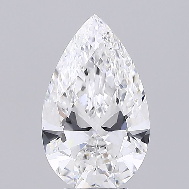 4.01ct Pear E VVS2 Lab Created Diamond