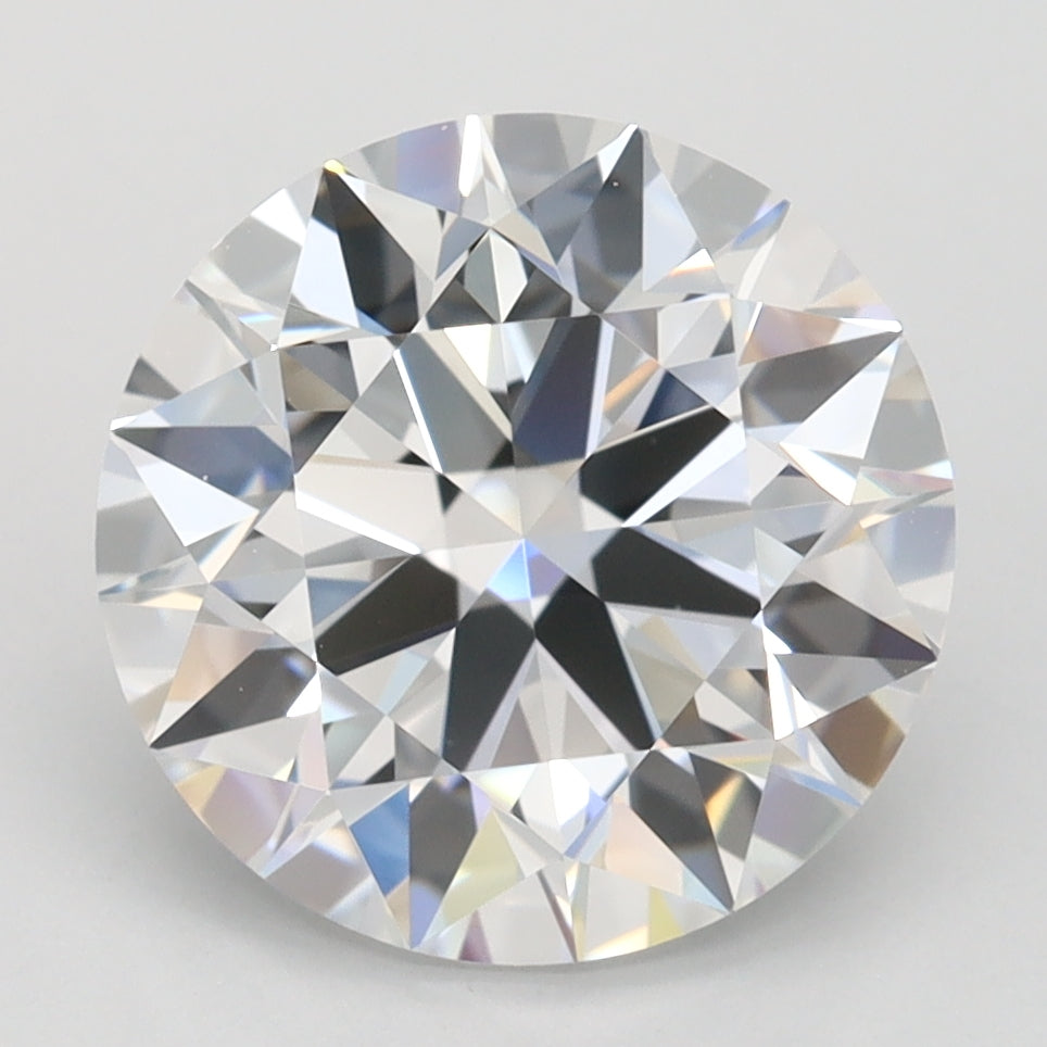3.02ct Round D IF Lab Created Diamond
