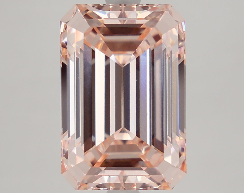 5.09ct Emerald   VVS2 Lab Created Diamond