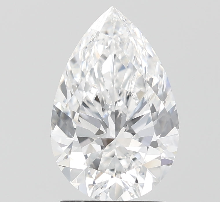 2ct Pear E VS1 Lab Created Diamond