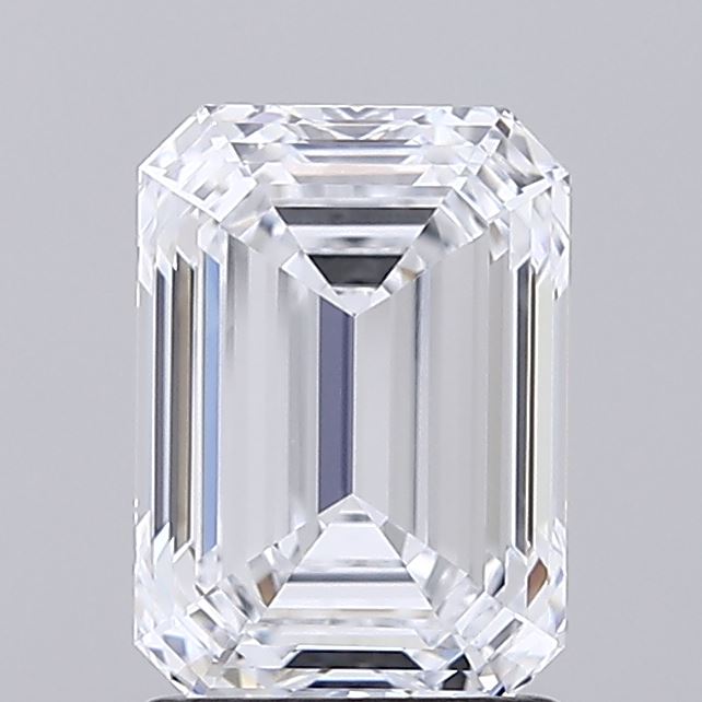 1.91ct Emerald E IF Lab Created Diamond