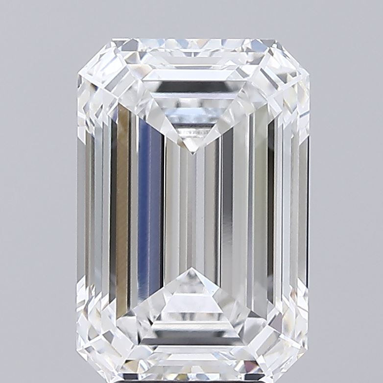5.07ct Emerald E VVS2 Lab Created Diamond