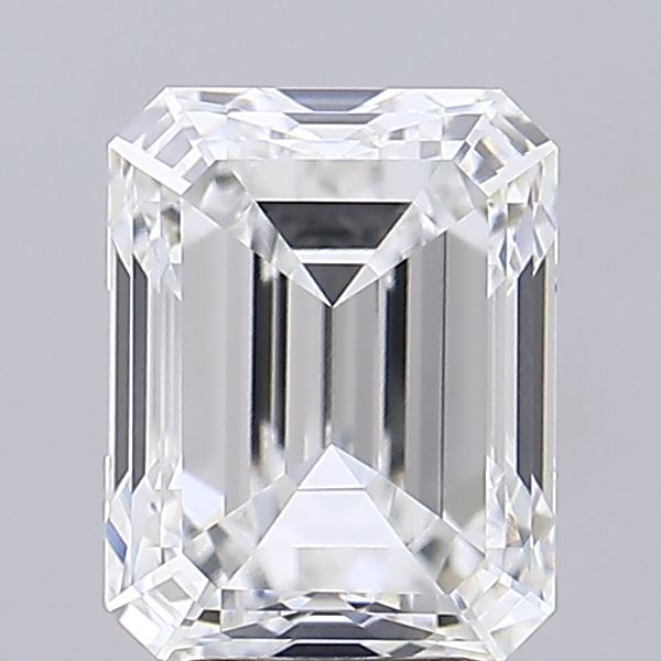 4.03ct Emerald F VVS2 Lab Created Diamond