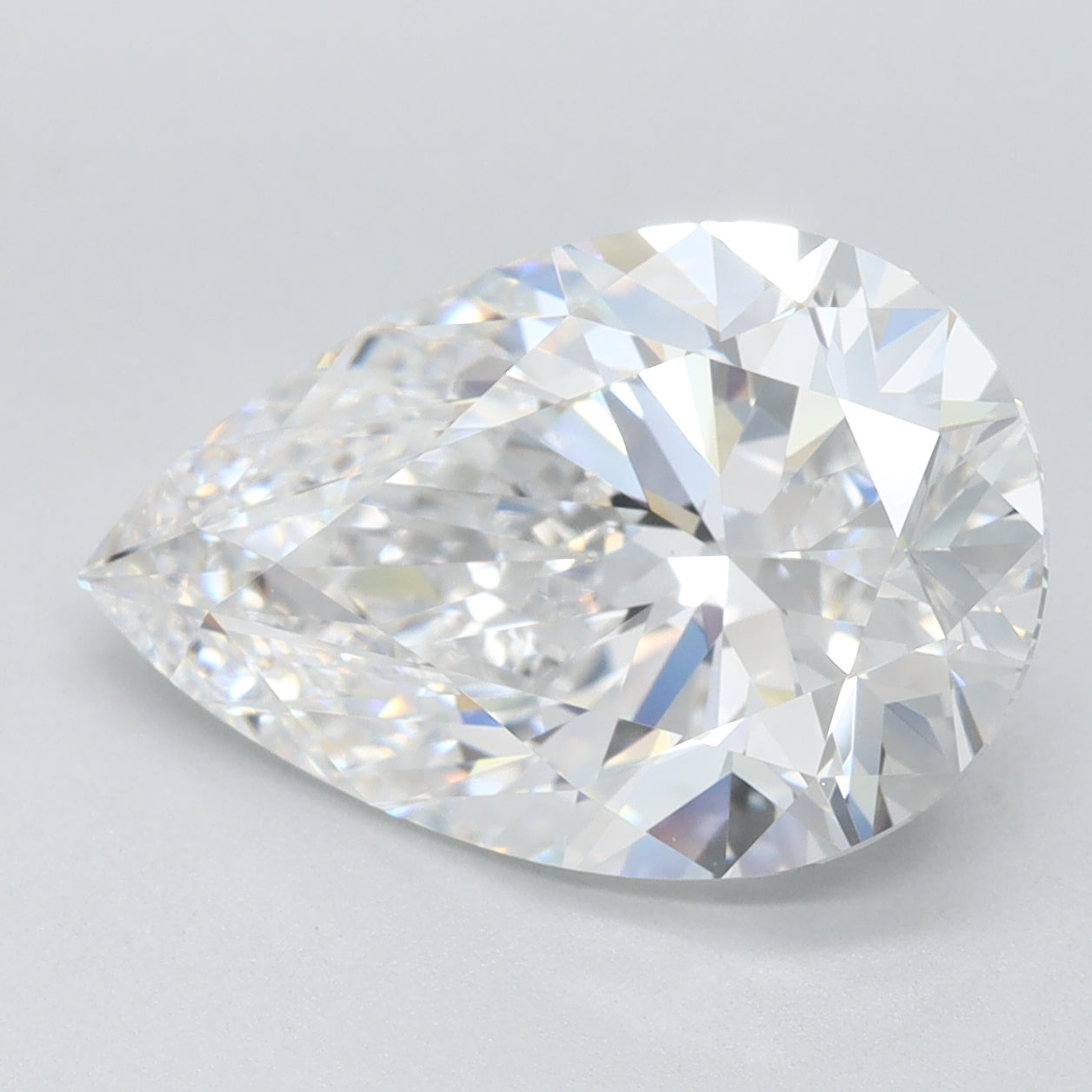 4.05ct Pear D VVS1 Lab Created Diamond