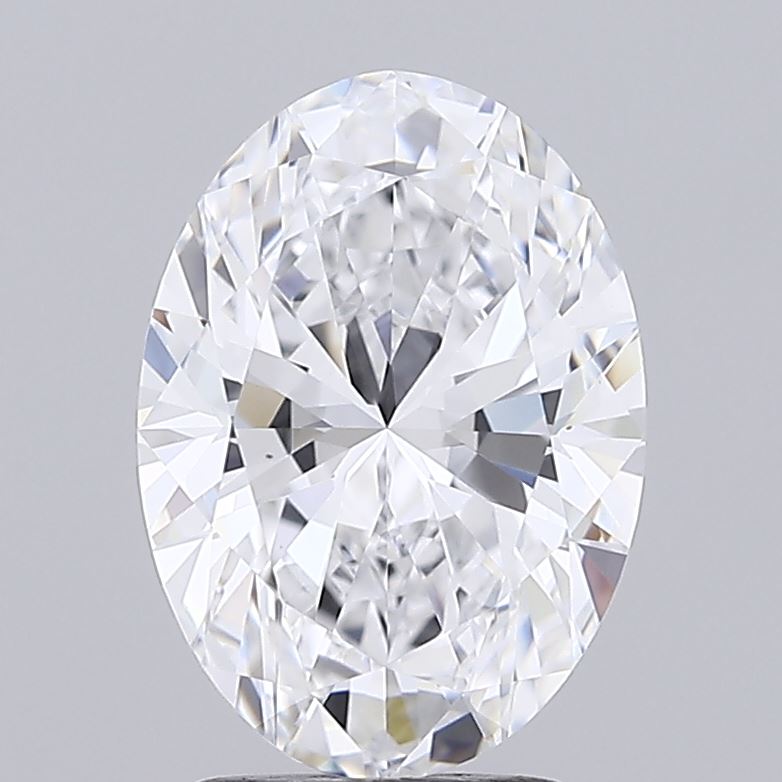 2.8ct Oval D IF Lab Created Diamond