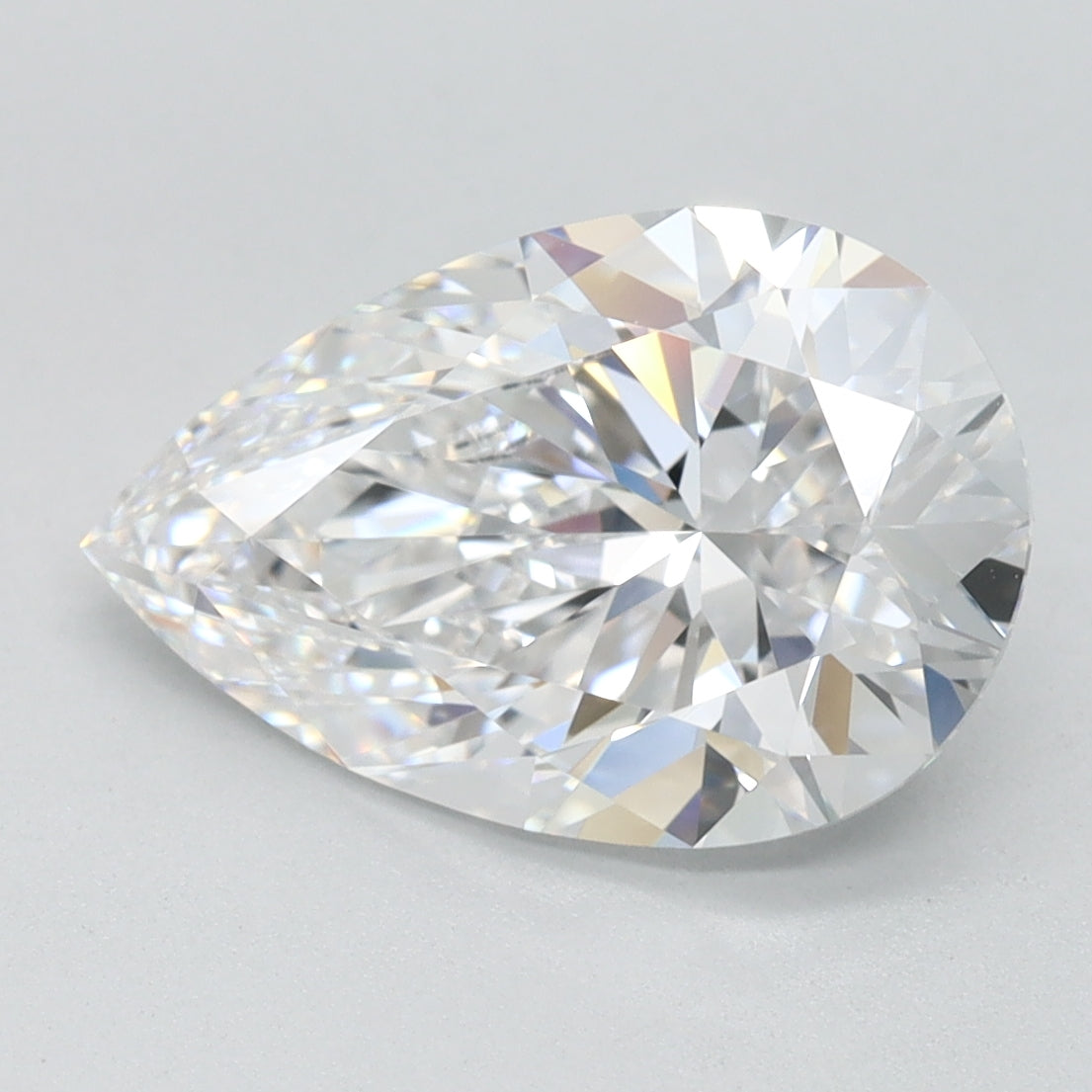 2.57ct Pear D VVS1 Lab Created Diamond