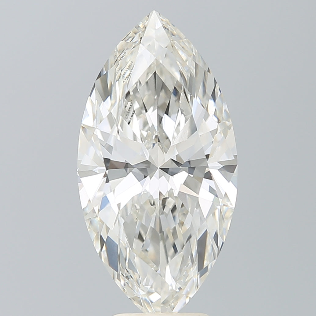 5.52ct Marquise H VVS2 Lab Created Diamond