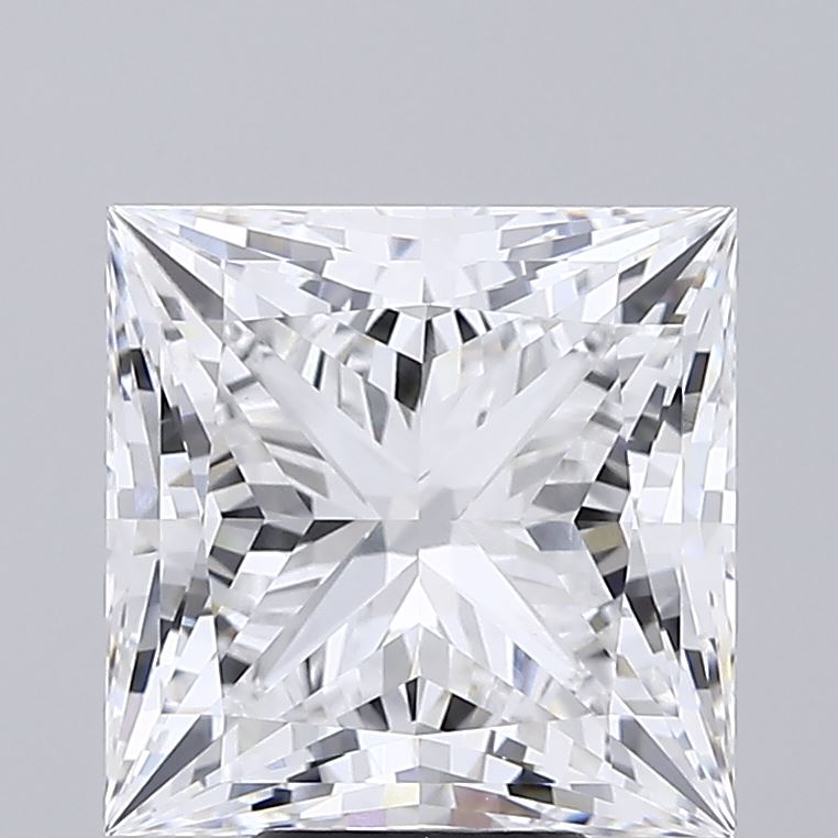 7.09ct Princess E VVS2 Lab Created Diamond