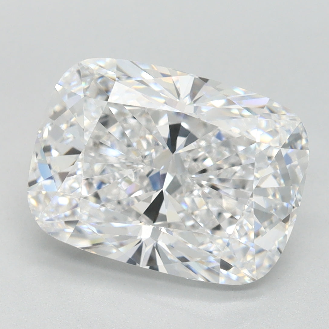 3.47ct Cushion D IF Lab Created Diamond