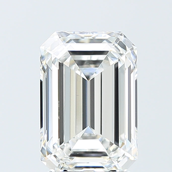 3.1ct Emerald F VVS2 Lab Created Diamond