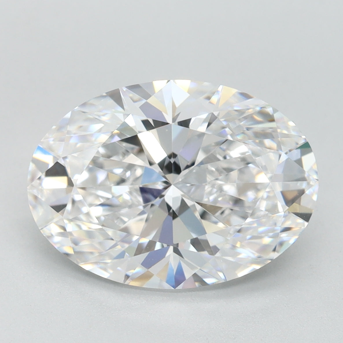 3.43ct Oval D IF Lab Created Diamond