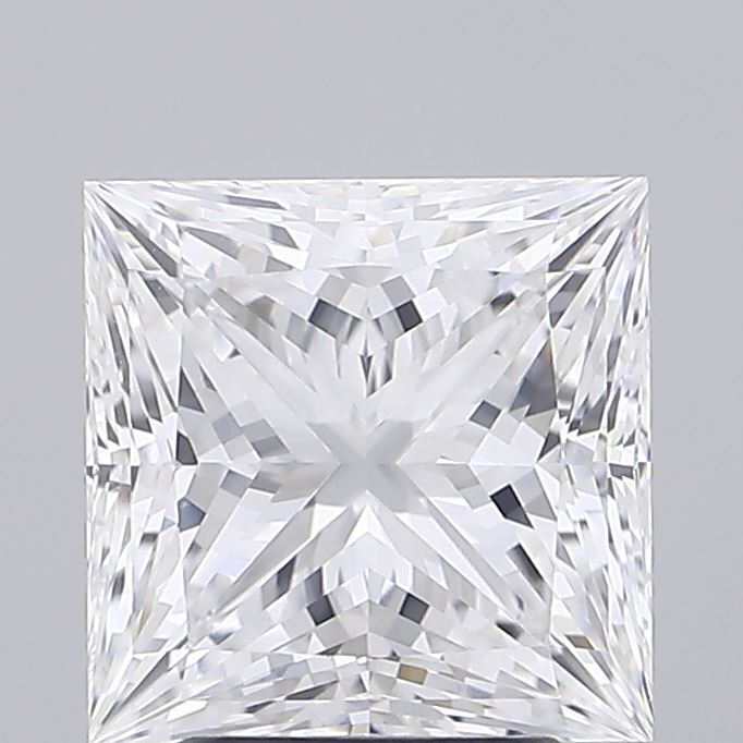 4.02ct Princess D VVS2 Lab Created Diamond