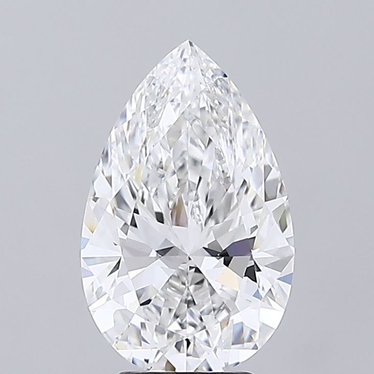 4.02ct Pear E VVS2 Lab Created Diamond
