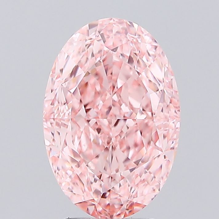 5.11ct Oval  VVS2 Lab Created Diamond