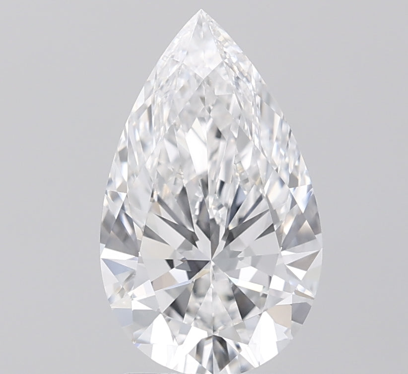 2.06ct Pear D IF Lab Created Diamond
