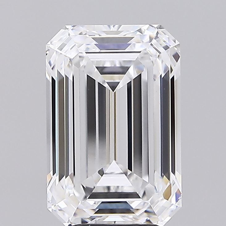 5.06ct Emerald D VVS2 Lab Created Diamond