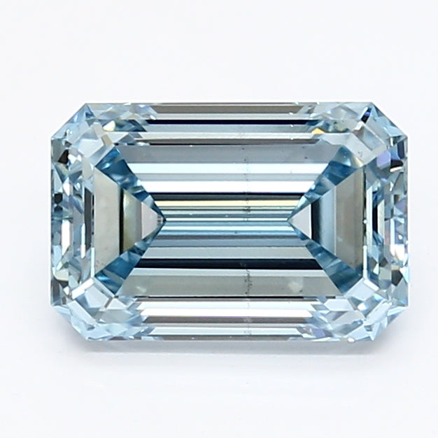 1.51ct Emerald   VS2 Lab Created Diamond
