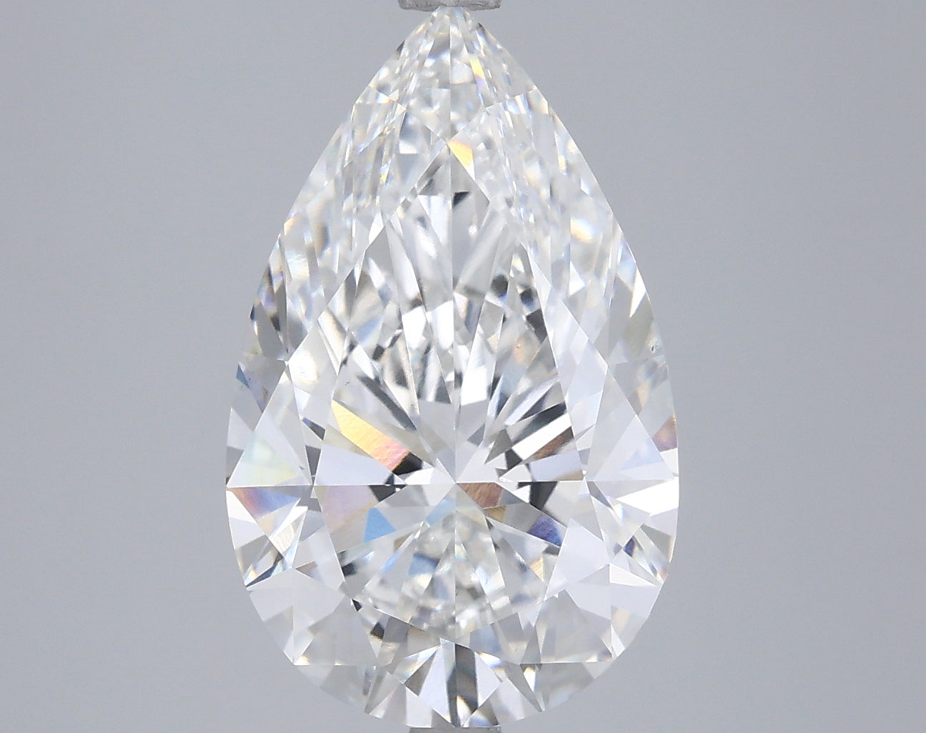 5.01ct Pear F VS1 Lab Created Diamond