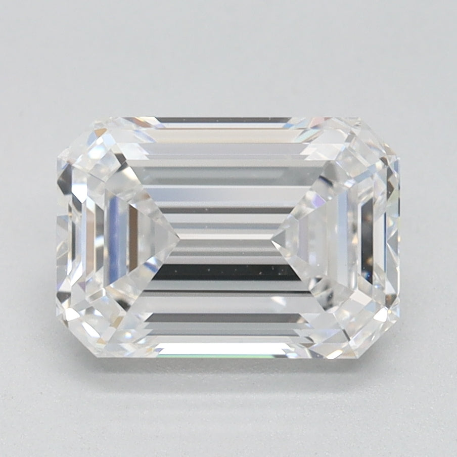 1.65ct Emerald D IF Lab Created Diamond