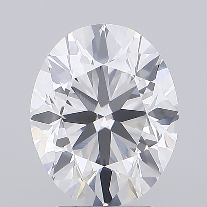 4.06ct Oval F VVS2 Lab Created Diamond