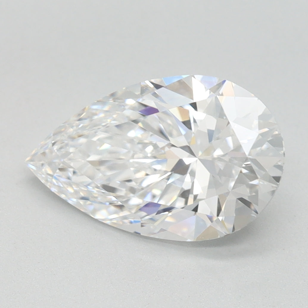 1.73ct Pear D IF Lab Created Diamond