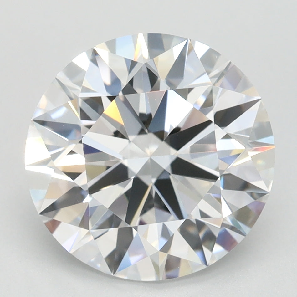 3.06ct Round D IF Lab Created Diamond
