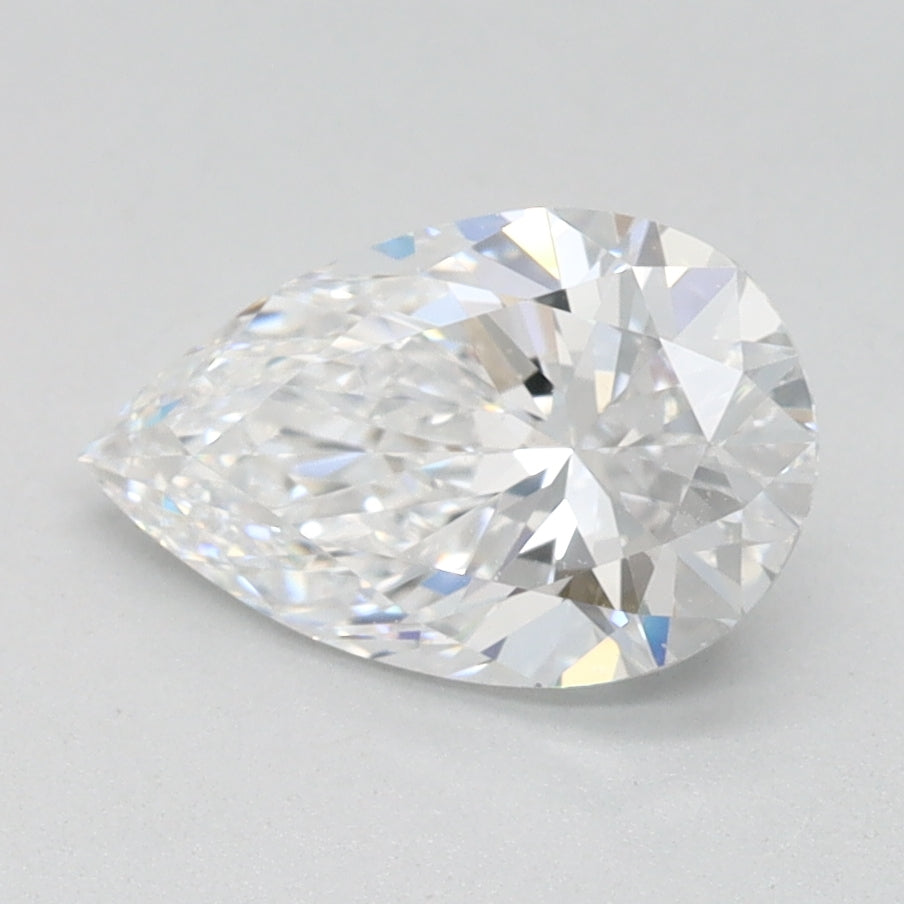 1.09ct Pear D IF Lab Created Diamond