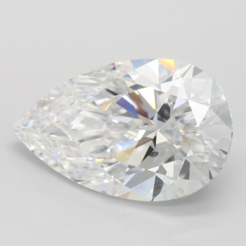 2.01ct Pear D IF Lab Created Diamond