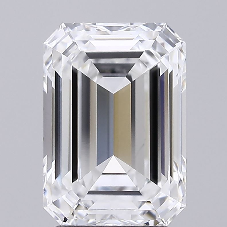 3.09ct Emerald D VVS2 Lab Created Diamond