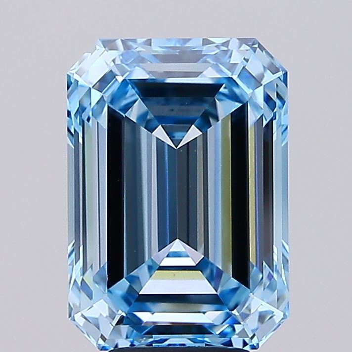 6.07ct Emerald  VVS2 Lab Created Diamond