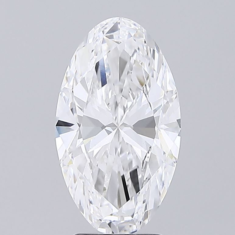 3.75ct Oval D VVS2 Lab Created Diamond