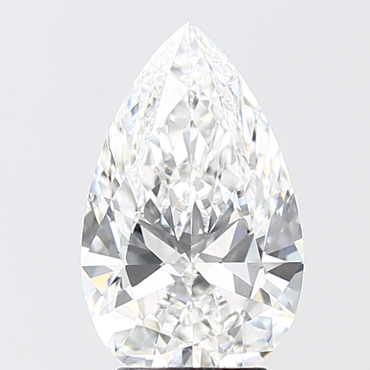 3.06ct Pear E VS1 Lab Created Diamond