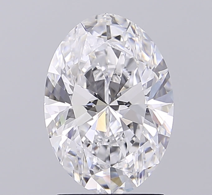 2.04ct Oval D VVS2 Lab Created Diamond