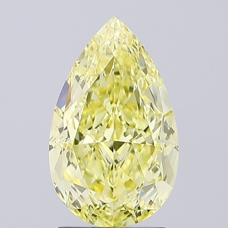 2.55ct Pear  VVS2 Lab Created Diamond