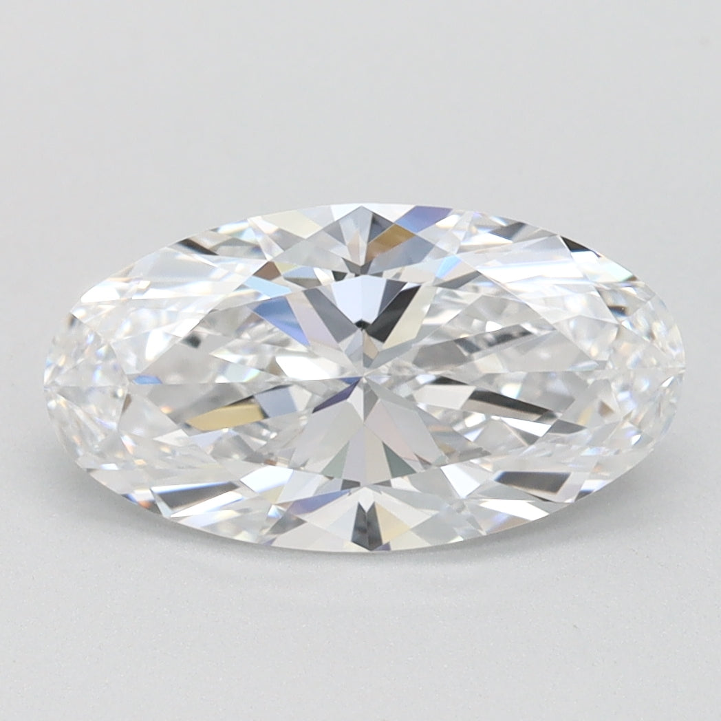 1.5ct Oval D VVS1 Lab Created Diamond