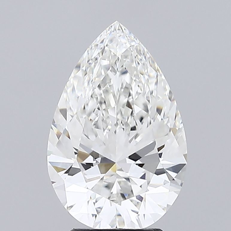 4.06ct Pear F VVS2 Lab Created Diamond
