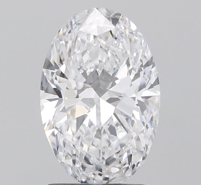 1.55ct Oval D VVS2 Lab Created Diamond