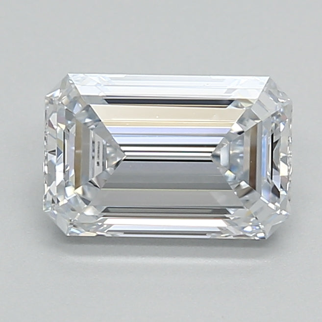 1.24ct Emerald F VVS1 Lab Created Diamond
