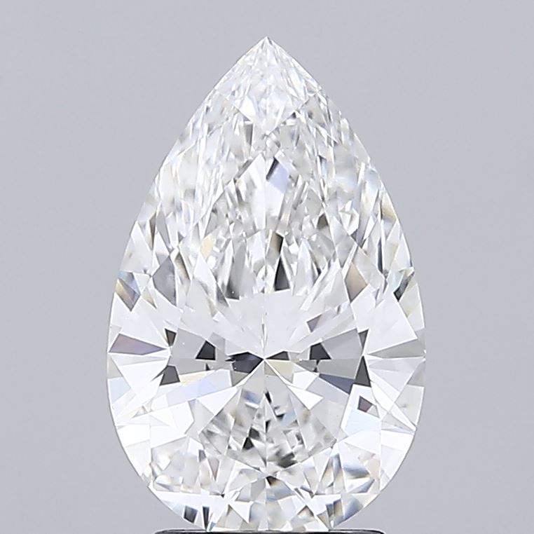 3.01ct Pear E VS1 Lab Created Diamond