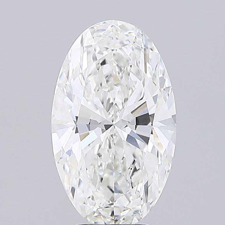 4.02ct Oval F VVS1 Lab Created Diamond