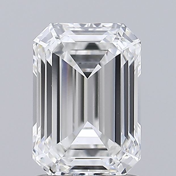 1.55ct Emerald E VVS2 Lab Created Diamond