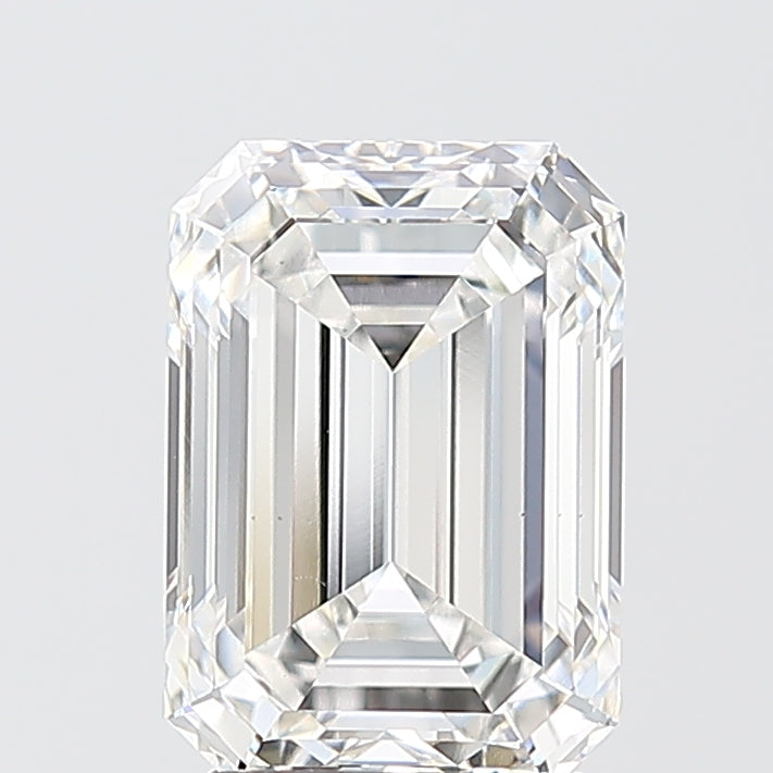 2.52ct Emerald E VS1 Lab Created Diamond