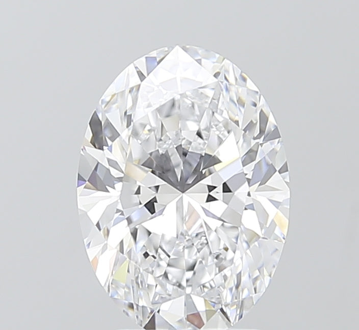 2.06ct Oval D VVS2 Lab Created Diamond